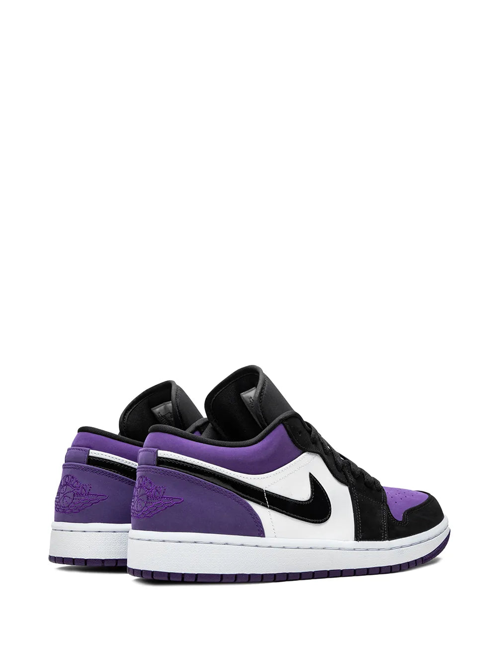 NIKE JORDAN 1 LOW BLACK PURPLE