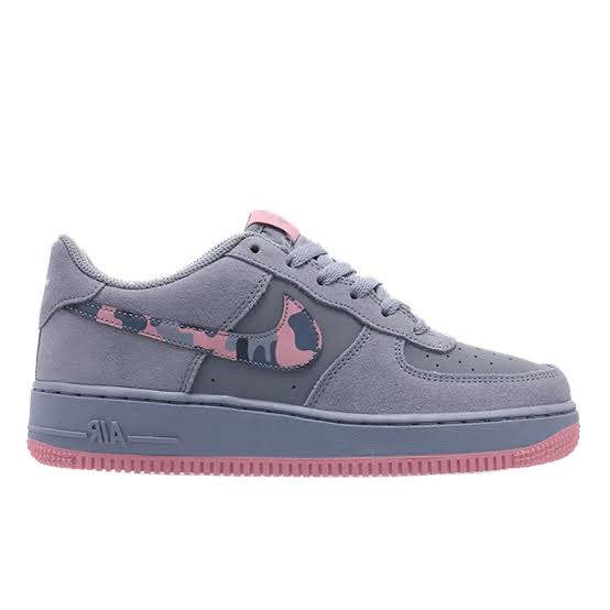 AIRFORCE 1 GS GREY PINK