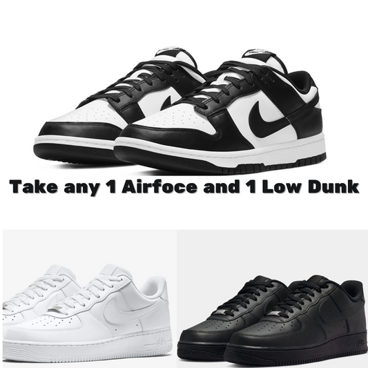 Low Dunk Pada + Airforce 1
