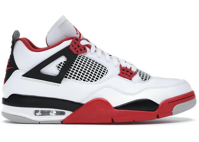 Jordan 4 White /Red