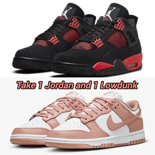 Jordan + Low Dunk Salmon