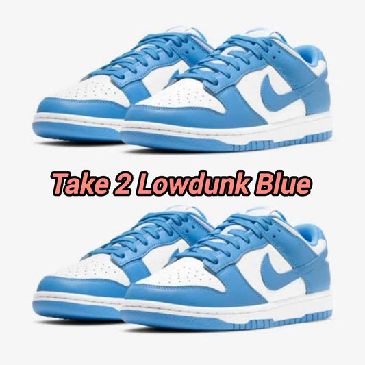 Low Dunk Blue + Low Dunk Blue