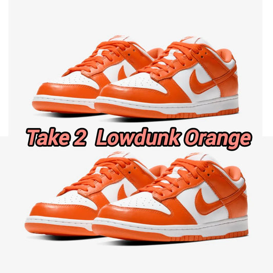 Low Dunk Orange + Low Dunk Orange