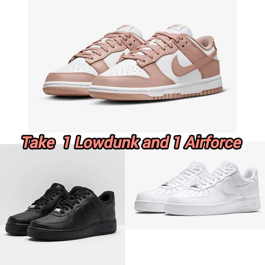 Low Dunk Salmon + Airforce 1