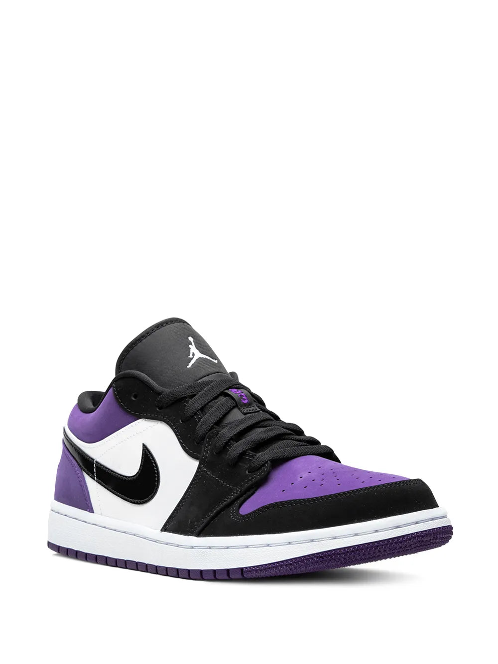 NIKE JORDAN 1 LOW BLACK PURPLE