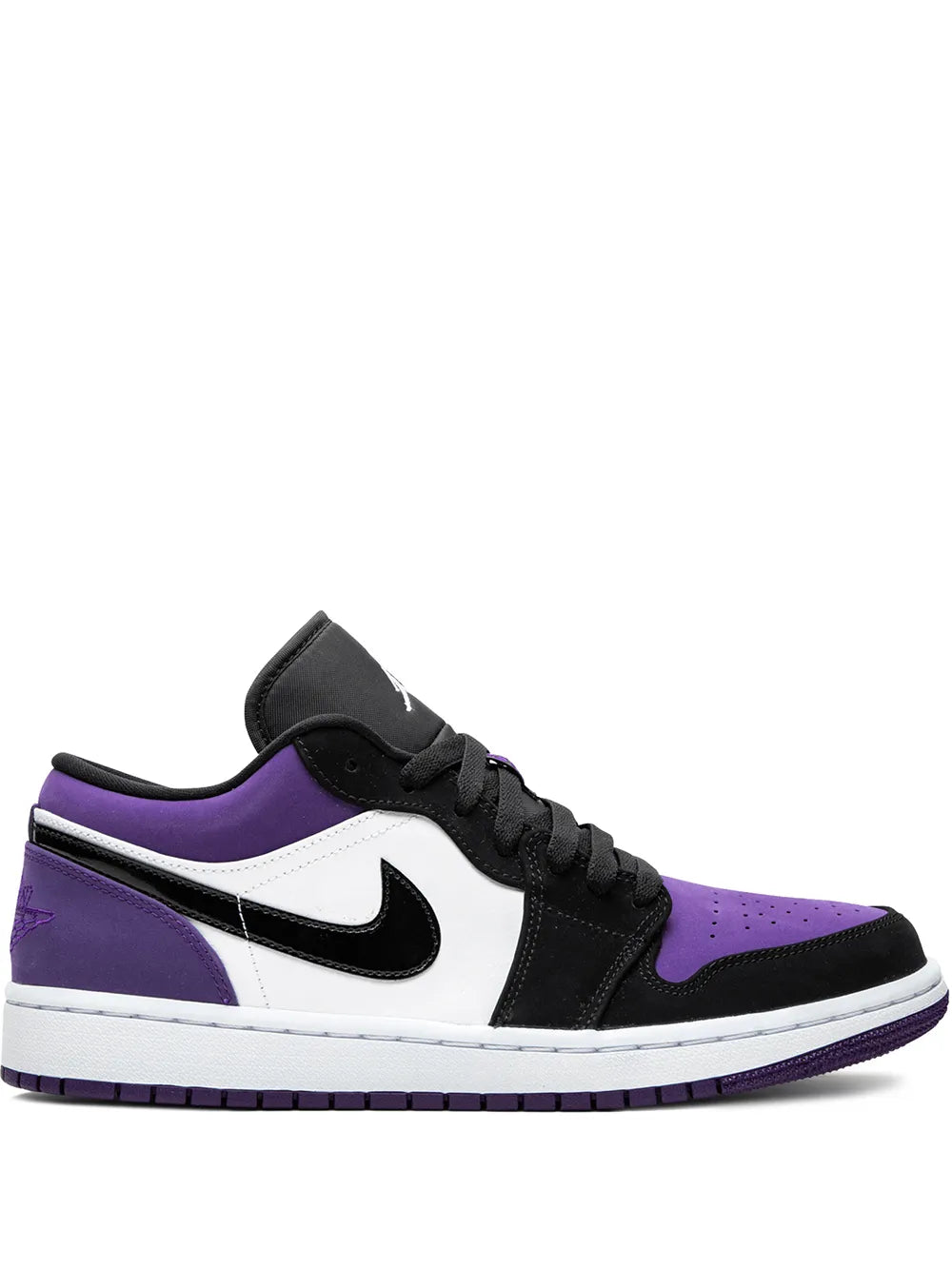 NIKE JORDAN 1 LOW BLACK PURPLE