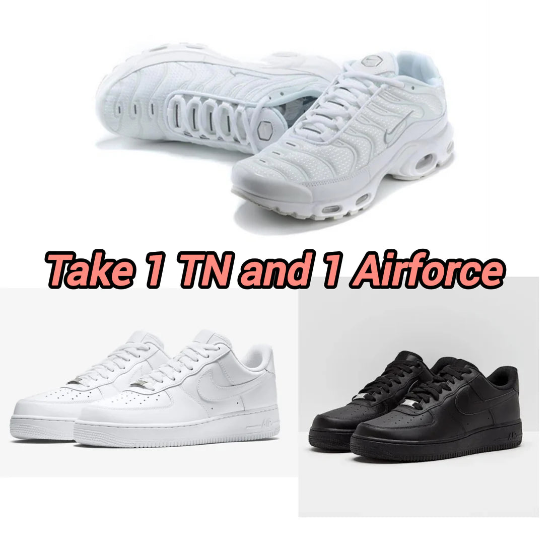Nike TN White +Airforce